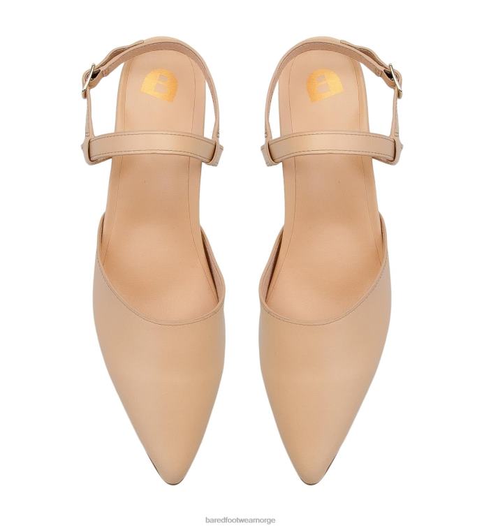 Bared Footwear kvinner Marabou V20X120 Toffee Mirum-plantebaserte materiale lave hæler