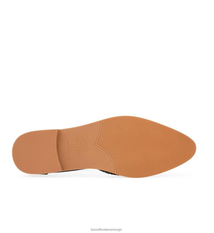 Bared Footwear kvinner argus V20X212 flate sandaler i svart skinn