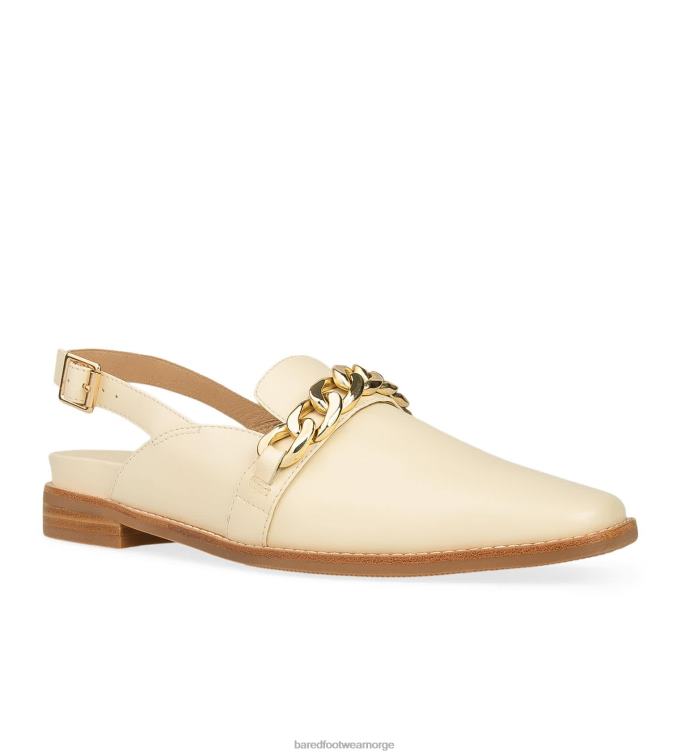 Bared Footwear kvinner basa V20X72 havremelk med kjede ballettflater