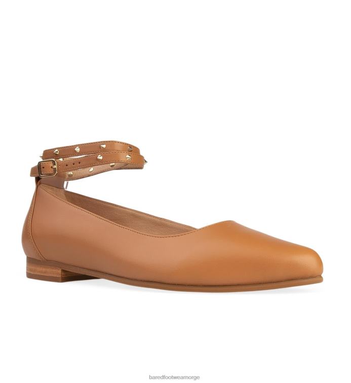 Bared Footwear kvinner currawong iii V20X289 tan skinn ballett leiligheter