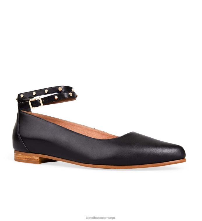 Bared Footwear kvinner currawong iii V20X295 ballettleiligheter i svart skinn