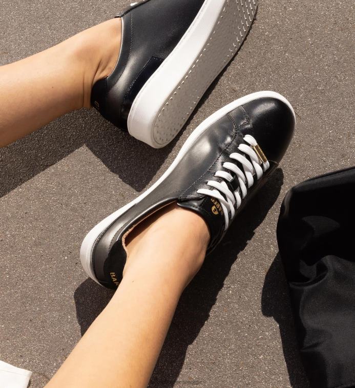 Bared Footwear kvinner hornfugl 3 V20X125 sorte sneakers i skinn