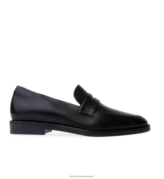 Bared Footwear kvinner kolibri V20X141 loafers i sort skinn