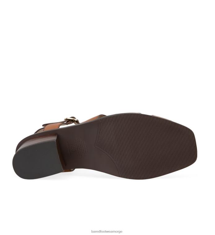 Bared Footwear kvinner rødstart V20X182 pepperkake skinn lave hæler