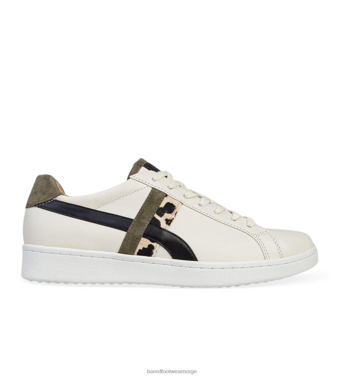 Bared Footwear kvinner seriema V20X304 ecru  khaki skinn joggesko