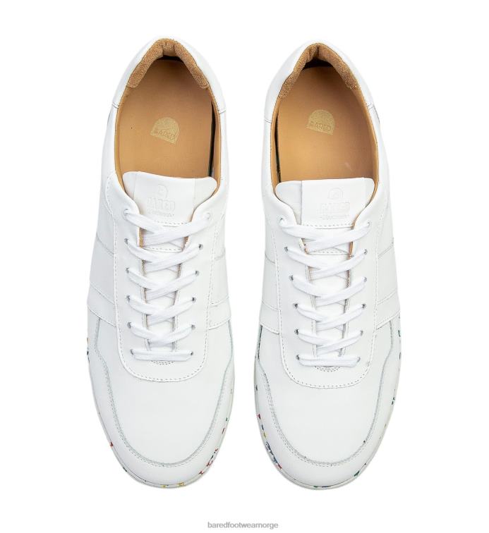Bared Footwear menn cesium V20X22 joggesko i hvitt skinn