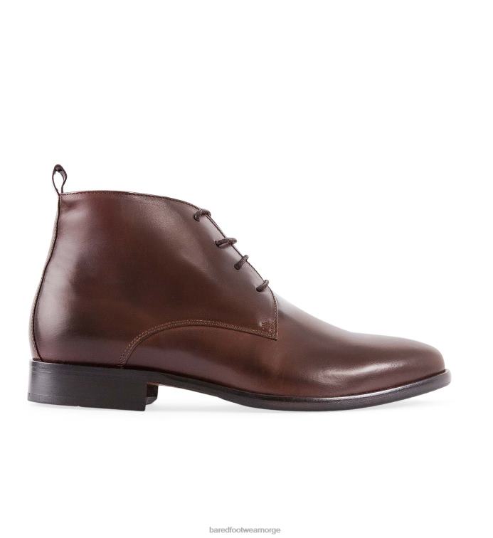 Bared Footwear menn dubnium V20X33 sjokoladeskinnstøvler