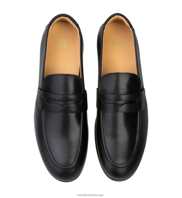 Bared Footwear menn elektrum 2 V20X52 loafers i sort skinn