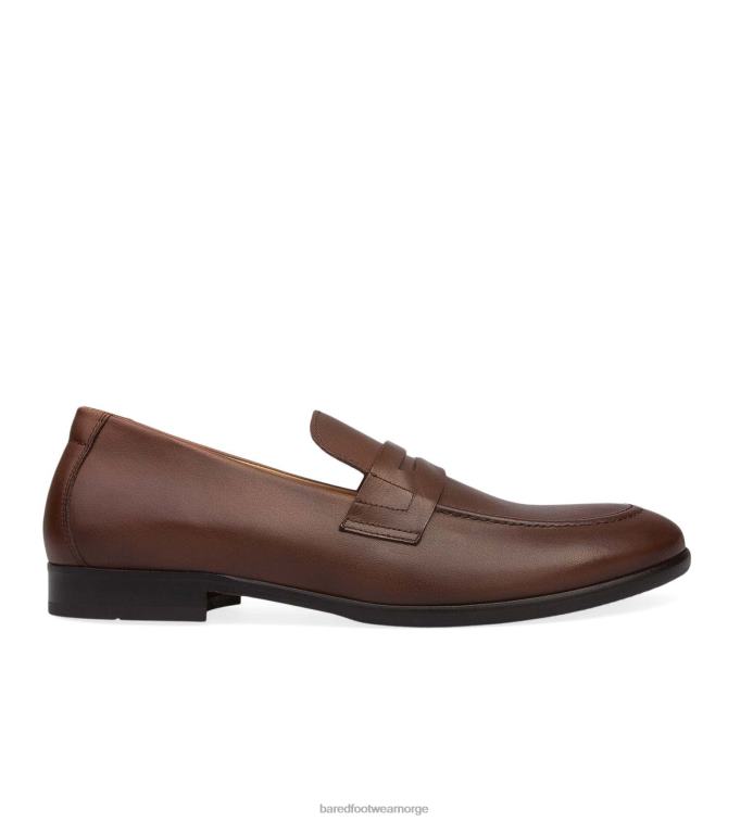 Bared Footwear menn elektrum V20X58 loafers i sjokoladeskinn