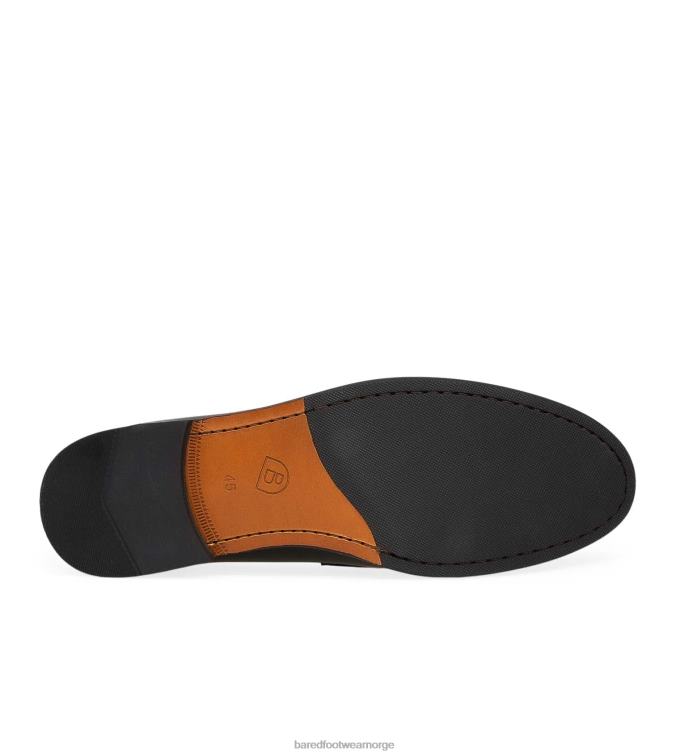 Bared Footwear menn elektrum V20X62 loafers i sort skinn