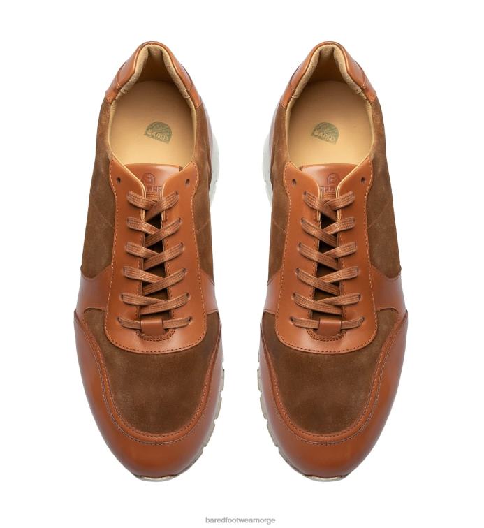 Bared Footwear menn erbium V20X43 brune sneakers i skinn