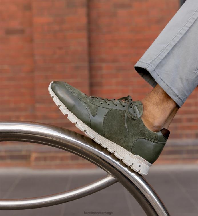 Bared Footwear menn erbium V20X44 sneakers i olivenskinn