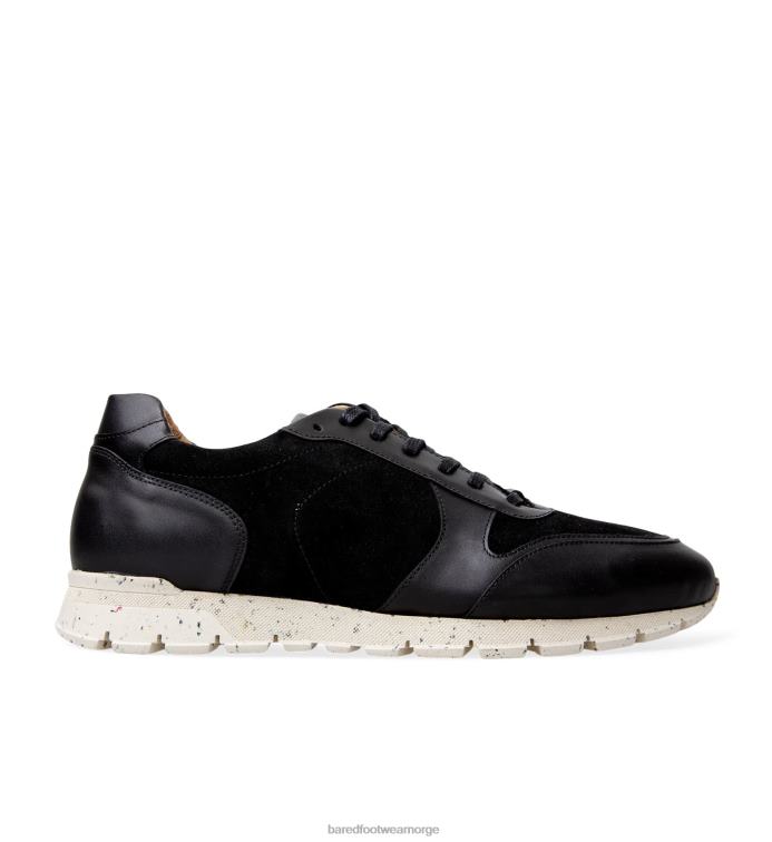 Bared Footwear menn erbium V20X45 sorte sneakers i skinn