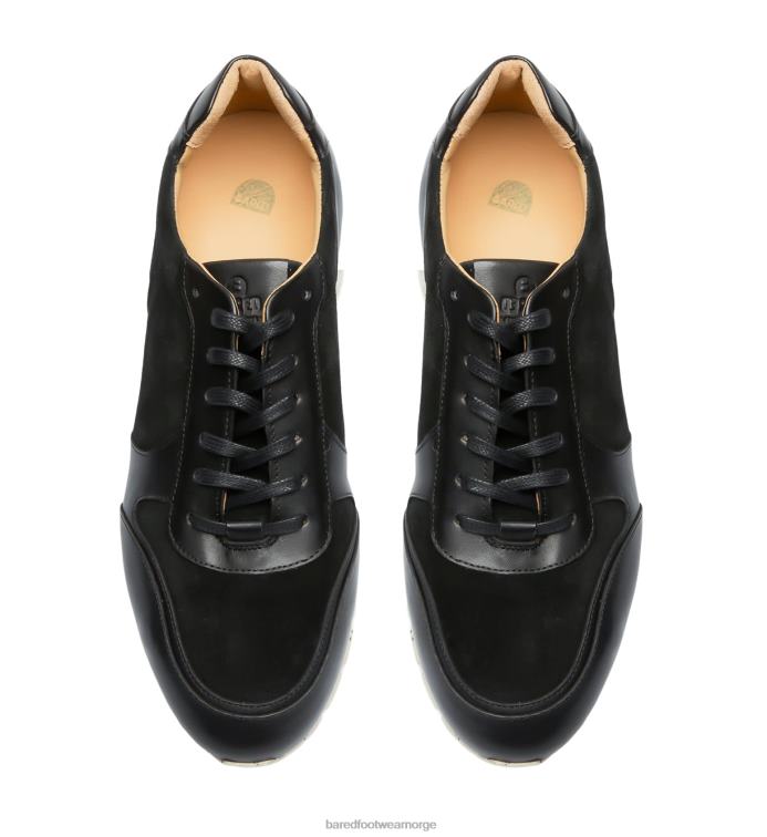 Bared Footwear menn erbium V20X45 sorte sneakers i skinn