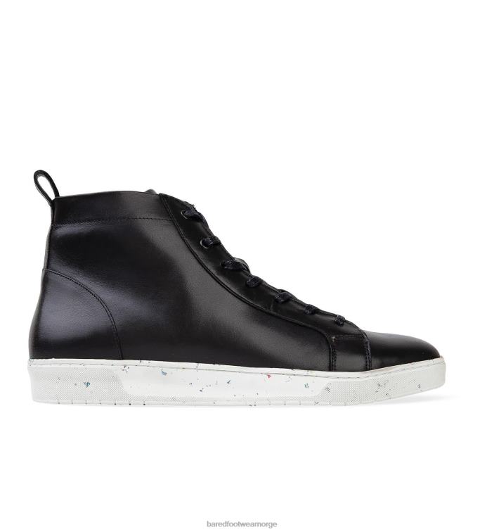 Bared Footwear menn fermium V20X5 sorte sneakers i skinn