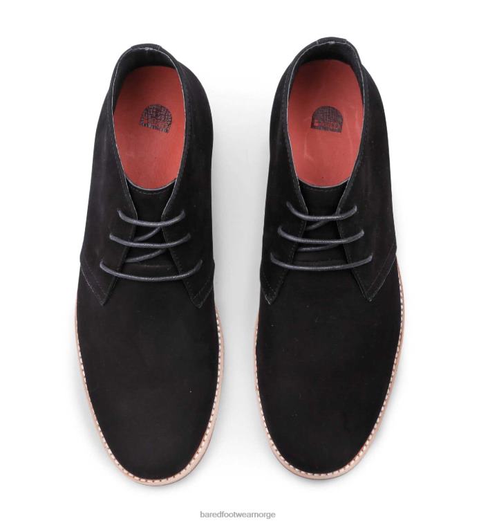 Bared Footwear menn hydrogen 2 V20X59 svarte nubuck-støvler