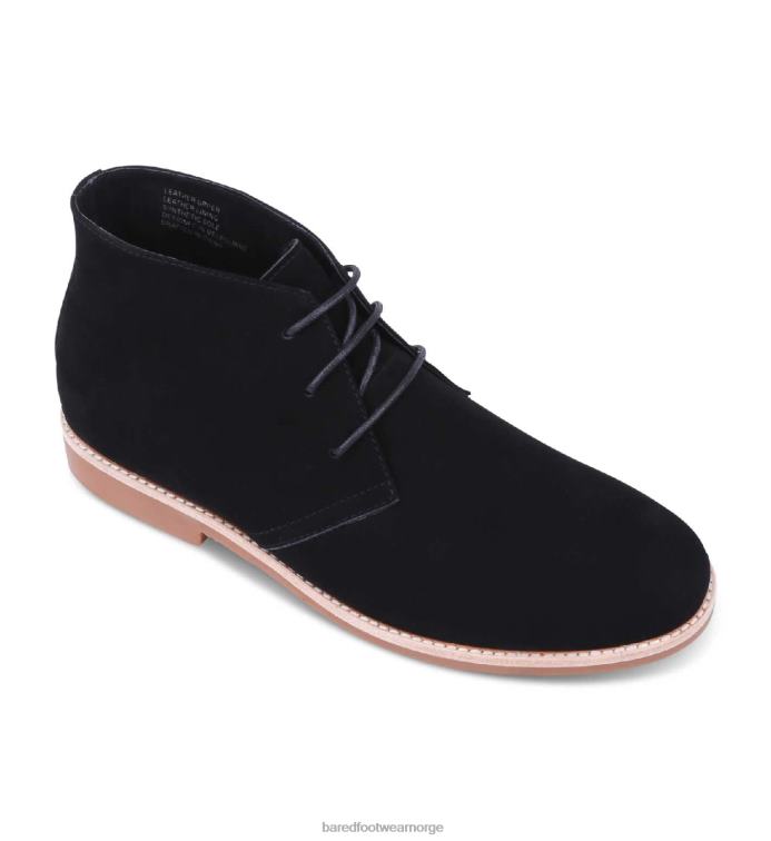 Bared Footwear menn hydrogen 2 V20X59 svarte nubuck-støvler