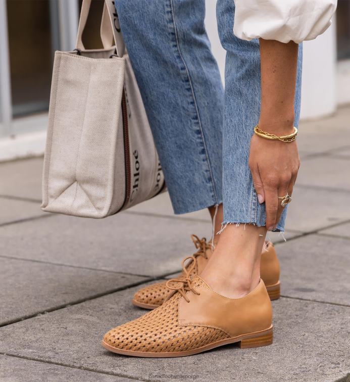 Bared Footwear menn kakadue V20X202 lyse brune flate blonder