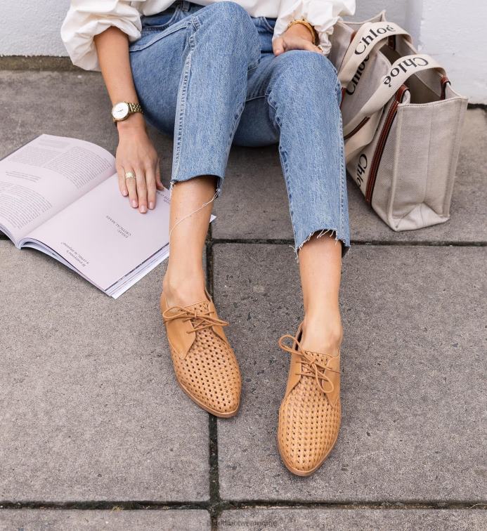 Bared Footwear menn kakadue V20X202 lyse brune flate blonder