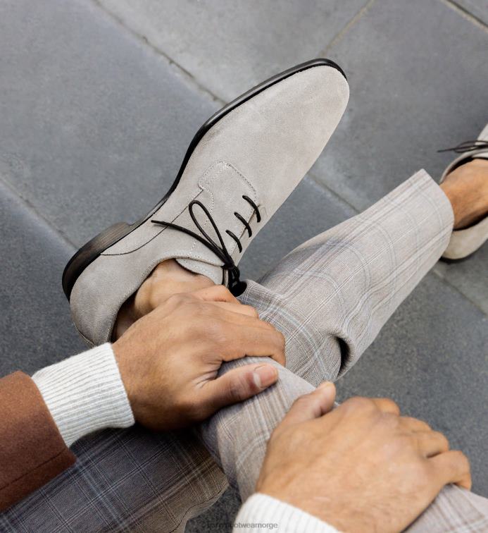 Bared Footwear menn karbon V20X68 grå semsket blonder