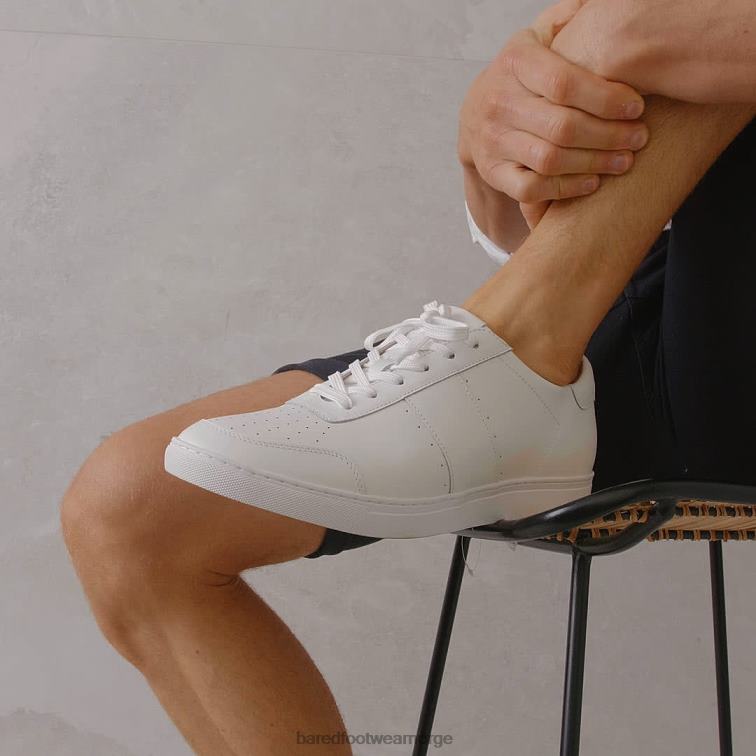 Bared Footwear menn magnox V20X57 joggesko i hvitt skinn
