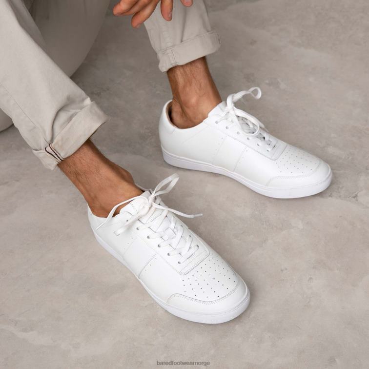 Bared Footwear menn magnox V20X57 joggesko i hvitt skinn