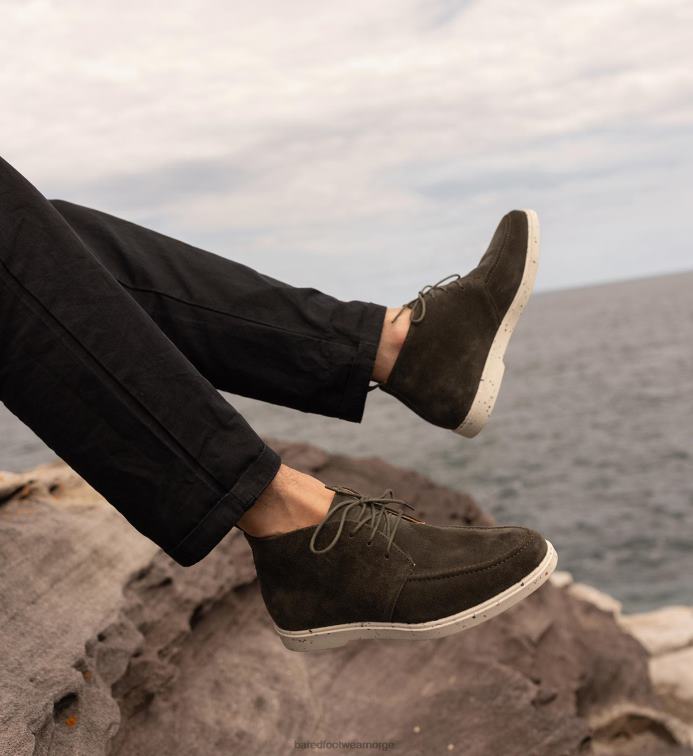 Bared Footwear menn nichrome V20X64 kull støvler i semsket skinn