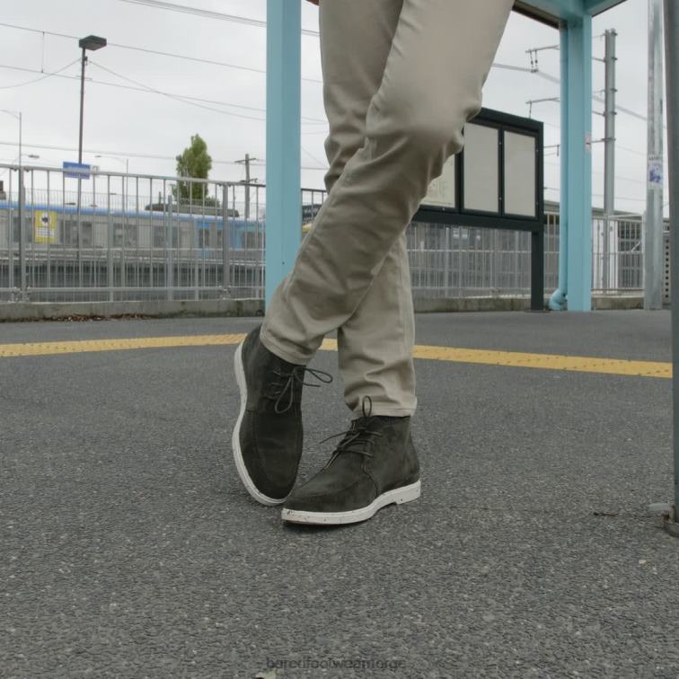 Bared Footwear menn nichrome V20X64 kull støvler i semsket skinn