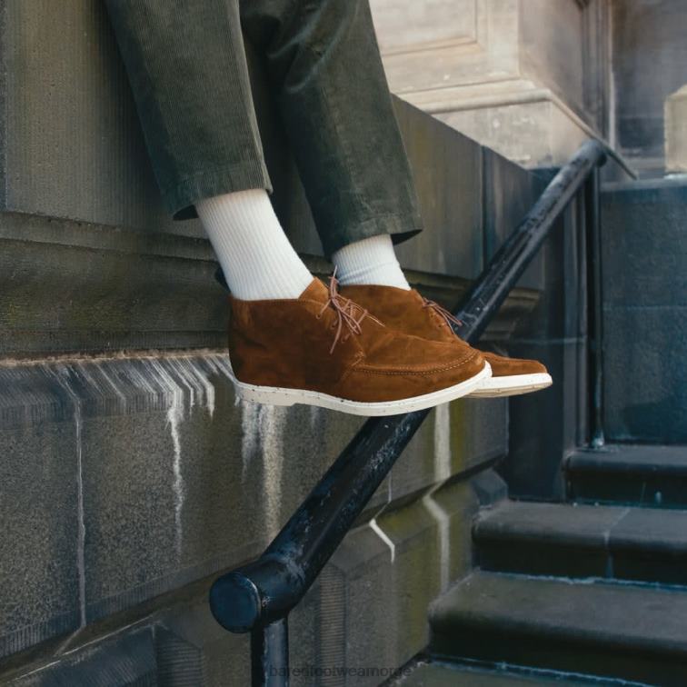 Bared Footwear menn nichrome V20X66 brune semskede støvler