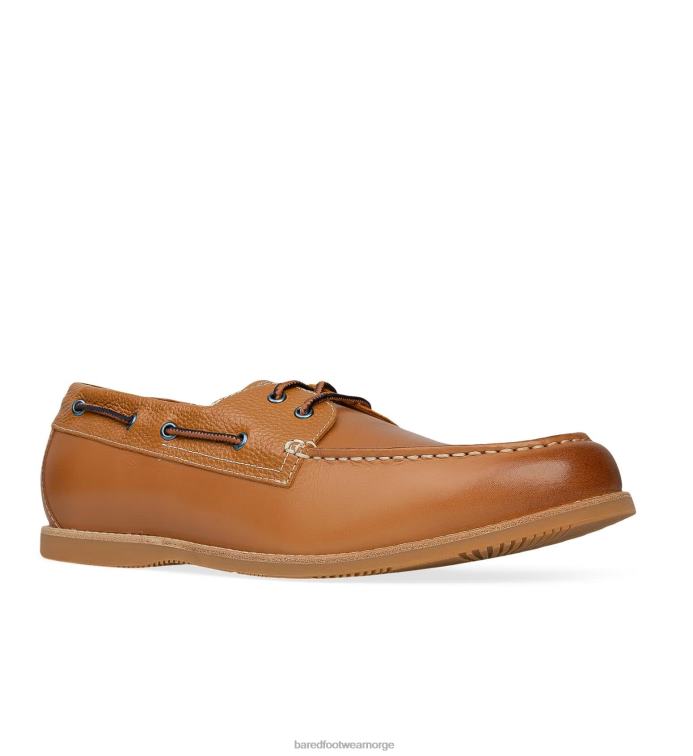 Bared Footwear menn polonium V20X40 solbrune båtsko i skinn