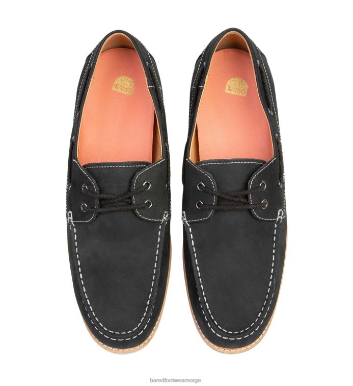 Bared Footwear menn polonium V20X42 asfalt nubuck båtsko