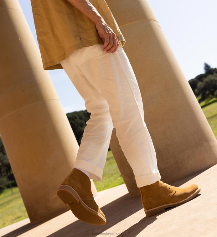Bared Footwear menn radon V20X8 brune blonder i semsket skinn