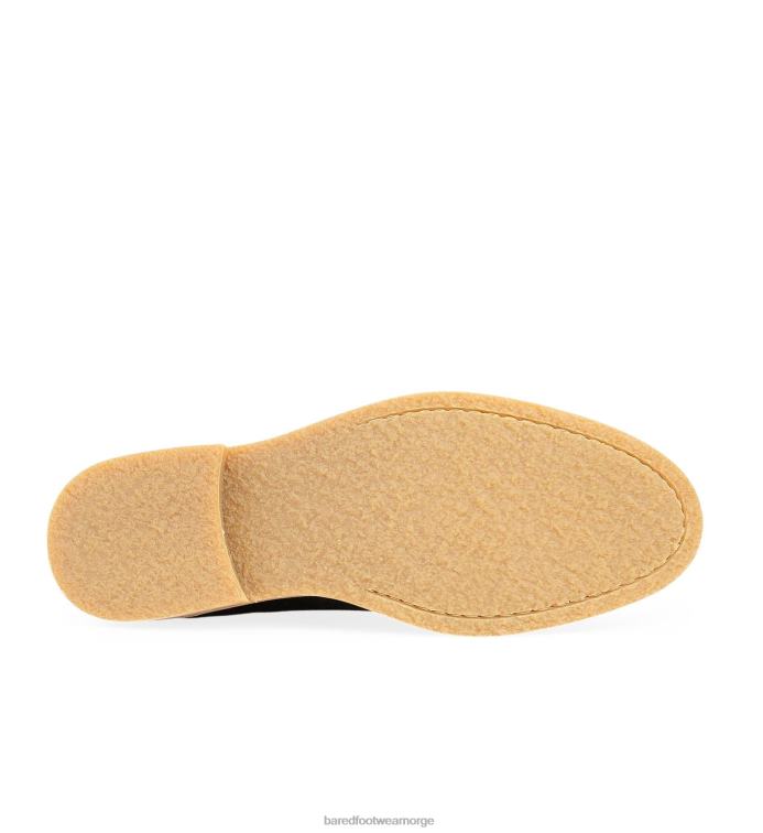 Bared Footwear menn radon V20X9 svarte semskede støvletter