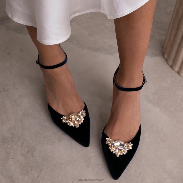 Bared Footwear unisex brudeskoklemme V20X334 champagne/rose gull