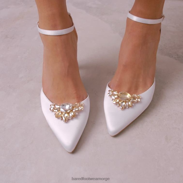 Bared Footwear unisex brudeskoklemme V20X334 champagne/rose gull