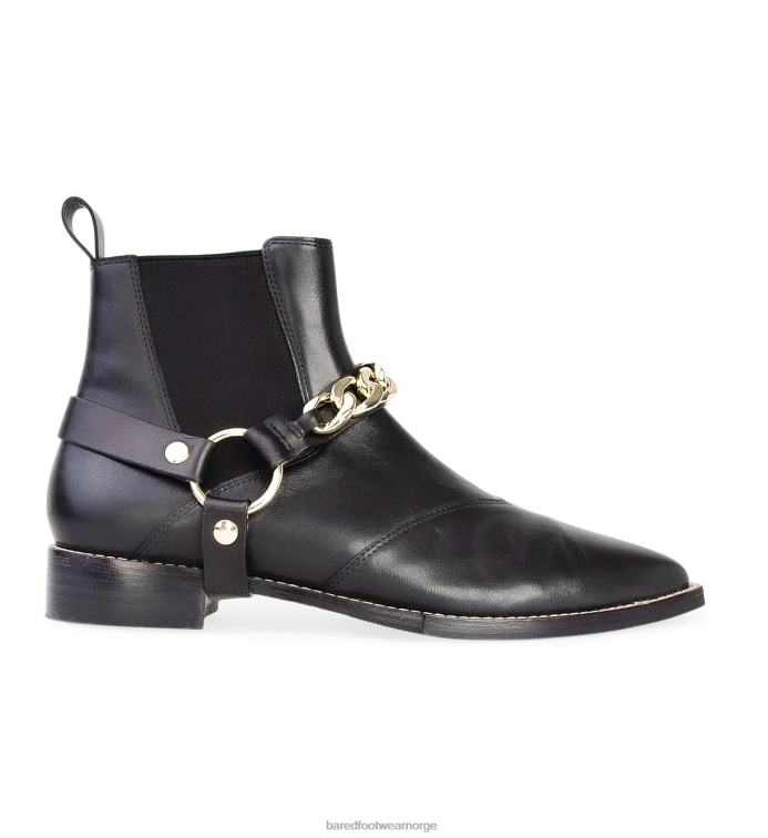 Bared Footwear unisex støvel sele V20X329 svart skinntilbehør