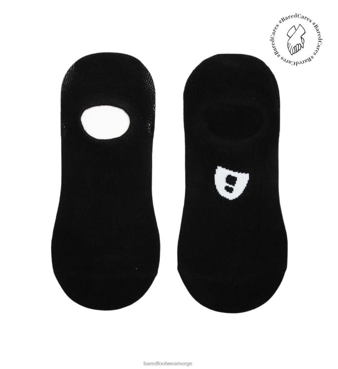 Bared Footwear unisex usynlig sokk 2 - pakke V20X354 invisable sokk 2 - pakke svart