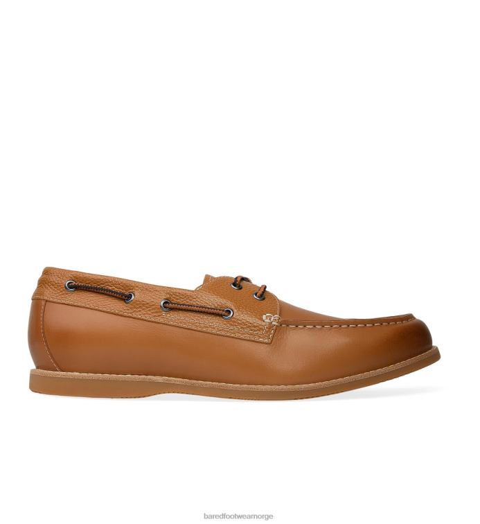 Bared Footwear menn polonium V20X40 solbrune båtsko i skinn